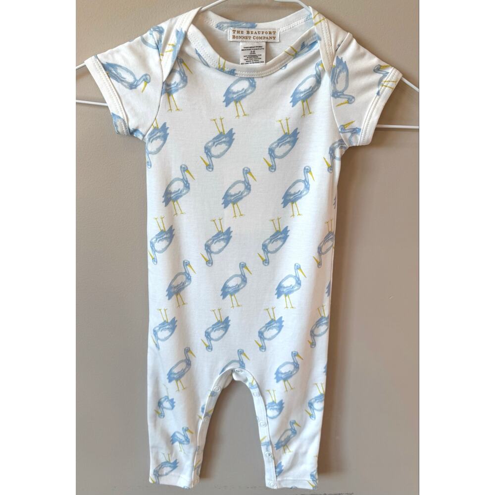 NWT The Beaufort Bonnet Company Sir Proper Stork Onesie Size 3/6 Months